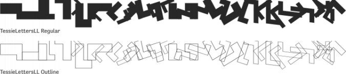 TessieLettersLL Font Preview