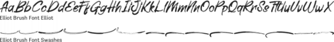 Elliot Brush Font Font Preview