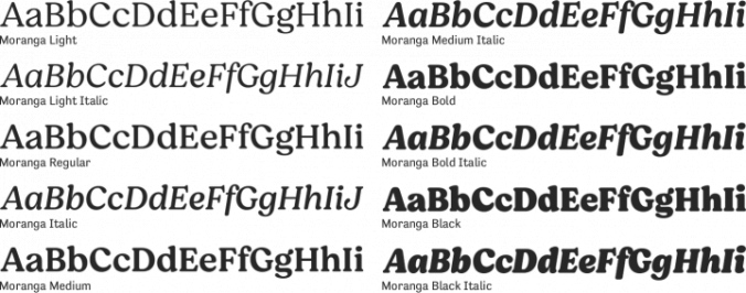 Moranga Font Preview