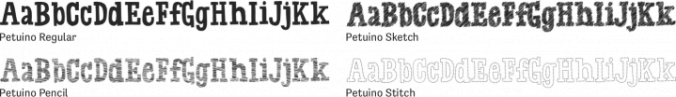 Petuino Font Preview