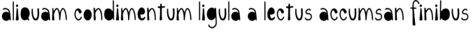 Herb  Leaf Font Preview