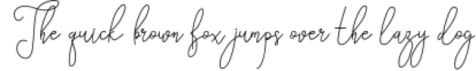 Eufora Elegant Script Font Preview