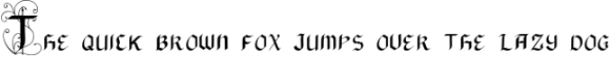 Black Arrow blackletter font Font Preview