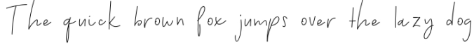 Kate Johnson - A Signature Script Font (with alternative) Font Preview