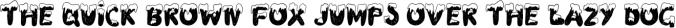 Handdrawn snowy display font Font Preview
