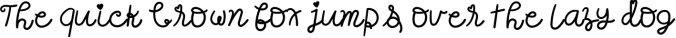 Sweet Unicorn Handwritten- cute font Kawaii style Font Preview