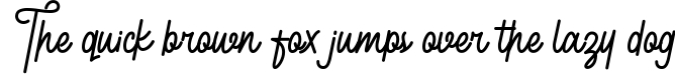 Guthers - Monoline Script Font Font Preview
