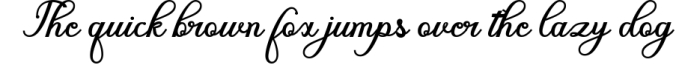 Gloretha Script Font Preview