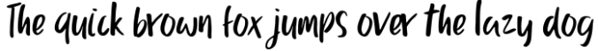 Ballystic Handwriting Typeface Font Preview