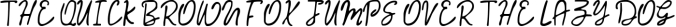 Jaraad Script Typeface Font Preview