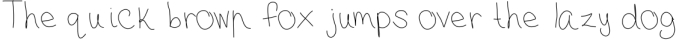 Honey Bunch, a childish handwritten font with skinny lines Font Preview