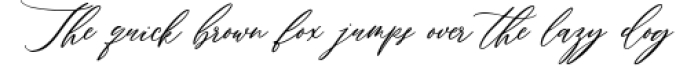 Bergamotte - Fine Art Calligraphy Font Preview