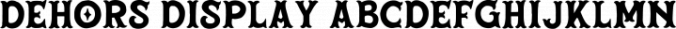 Dehors Font Preview