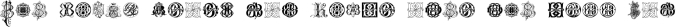 Intellecta Monograms BACE Font Preview