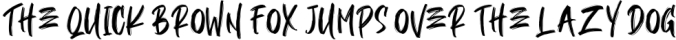 BLACKBALL BRUSH Font Preview