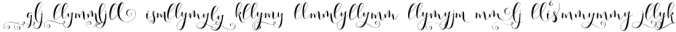 Storybook Calligraphy Font Preview