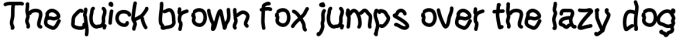 Lefthand Kids Font Preview