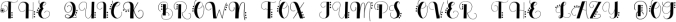 Monogram Flower Font Preview