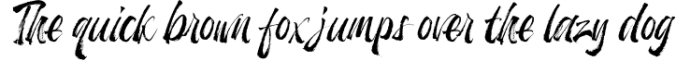 Hardcore | Hand Brush Font Font Preview