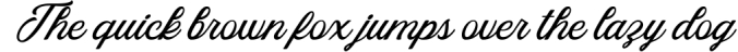 Azzury Script Font Preview