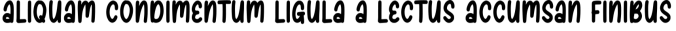 Brickhand Font Preview