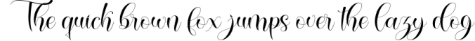 Gritalina Modern Calligraphy Font Preview