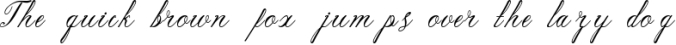 Santhia script Font Preview