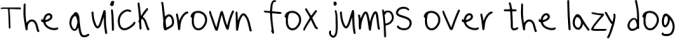 Benjammin - Kids Handwritten Font Font Preview