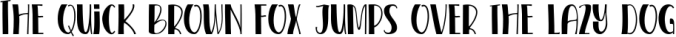 Humback Whale Font Preview
