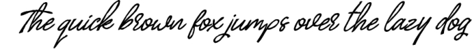 Billenia - Script Font Font Preview