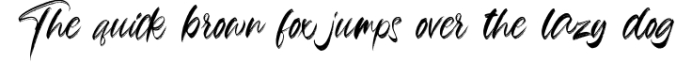 Banbos - Dry Brush Script Font Preview