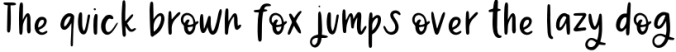 CORALEE a Bouncy Handwriting Script Font with Ligatures Font Preview