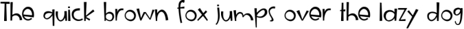 Animal Crackers - A Fun Handwritten Font Font Preview