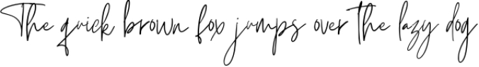 Themysion Signature Handwriting Font Preview