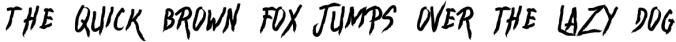 ZACKERS Brush Font Preview