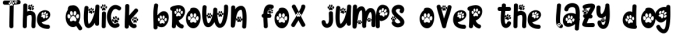 Cat Paw Font Preview