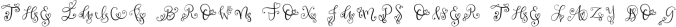 Hearty Monograms - Font Font Preview