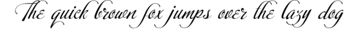 Calligraphy script Font Preview
