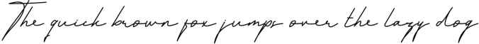 Blesing signature style Font Preview