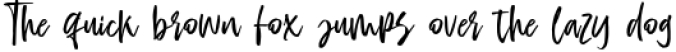 LASTINGER - Handlettered script Font Preview