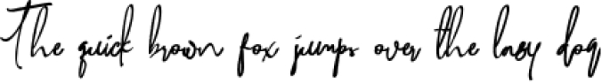 Handwritten Font Bundle Font Preview