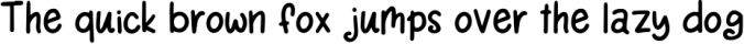 Rain Lily - Simple Monoline Handwritten Font Font Preview