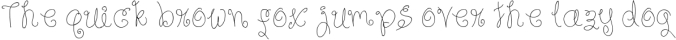 Sky Flower - Handwritten Font Font Preview