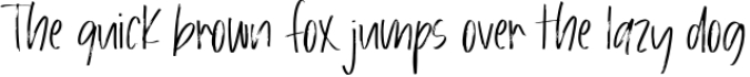 Bloomy - A Handwritten Brush Font Font Preview