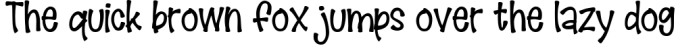 Barn Dance - a homey little font! Font Preview