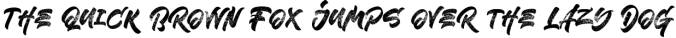 Boldero Brush Font Preview
