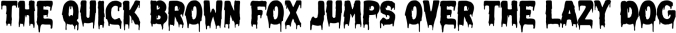 Melted Monster - Halloween Pack Layered Font Font Preview