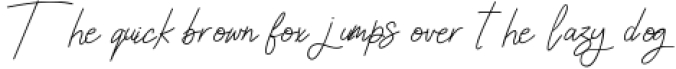 Saintly Melody - a handwritten signature script font Font Preview