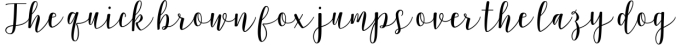 Latosha Script Font Preview