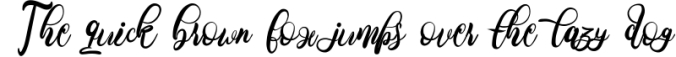 Febrina Calligraphy Font Preview
